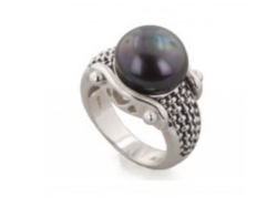 Sterling Silver Pearl Fashion Ring