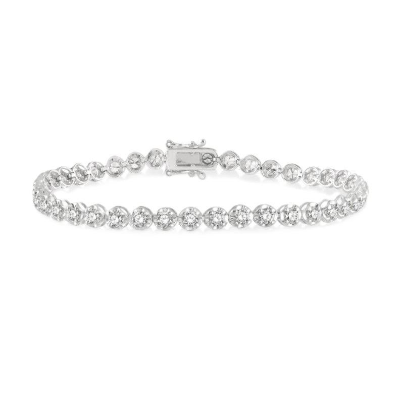 Diamond Illusion Tennis Bracelet 3.00cttw Diamond Illusion Tennis Bracelet 3.00cttw