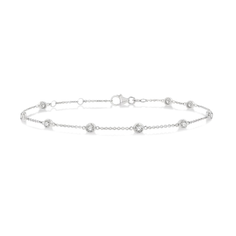 Diamond Station Chain Bracelet 3/4cttw Diamond Station Chain Bracelet 3/4cttw