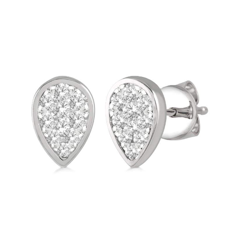 Diamond Cluster Earrings Diamond Cluster Earrings