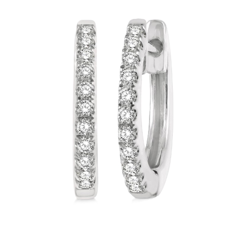 1/6 Ctw Diamond Huggie Earrings 1/6 Ctw Diamond Huggie Earrings