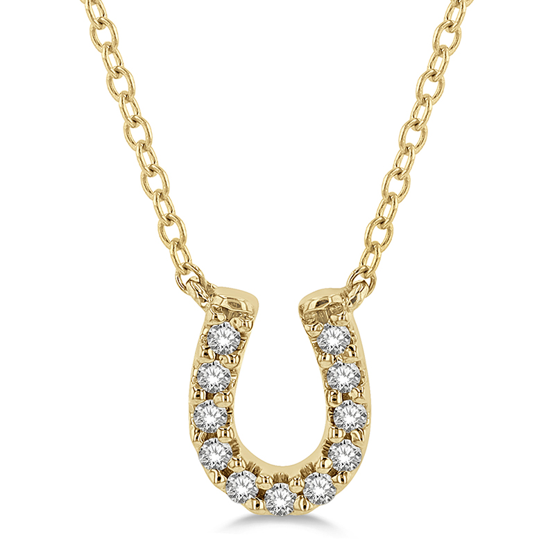 Horseshoe Petite Diamond Fashion Pendant
