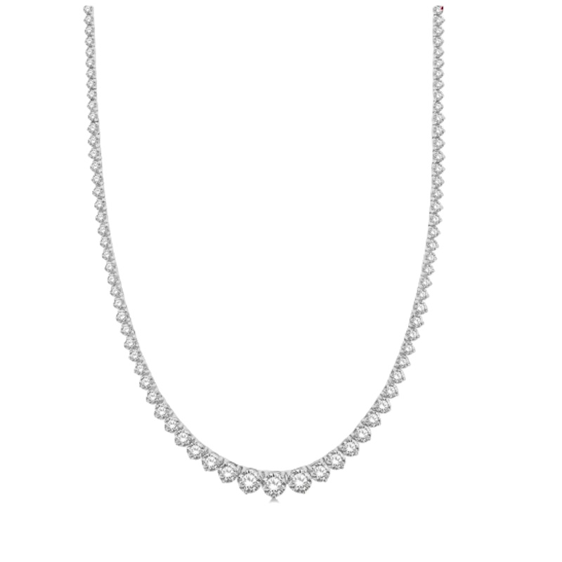 10.00cttw Diamond Graduated Riviera Necklace 10.00cttw Diamond Graduated Riviera Necklace