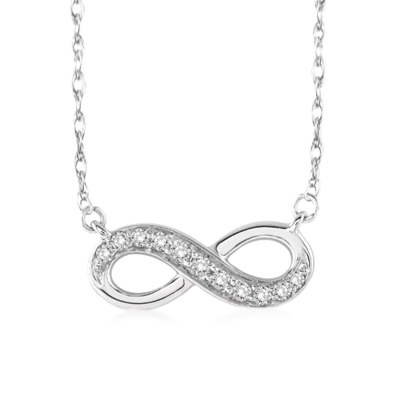 Diamond Infinity Necklace Diamond Infinity Necklace
