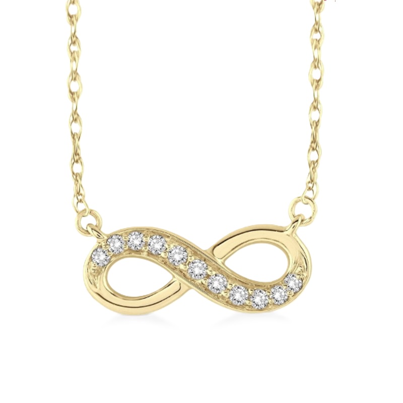 Diamond Infinity Necklace