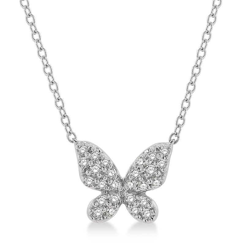 Butterfly Petite Diamond Fashion Pendant Butterfly Petite Diamond Fashion Pendant