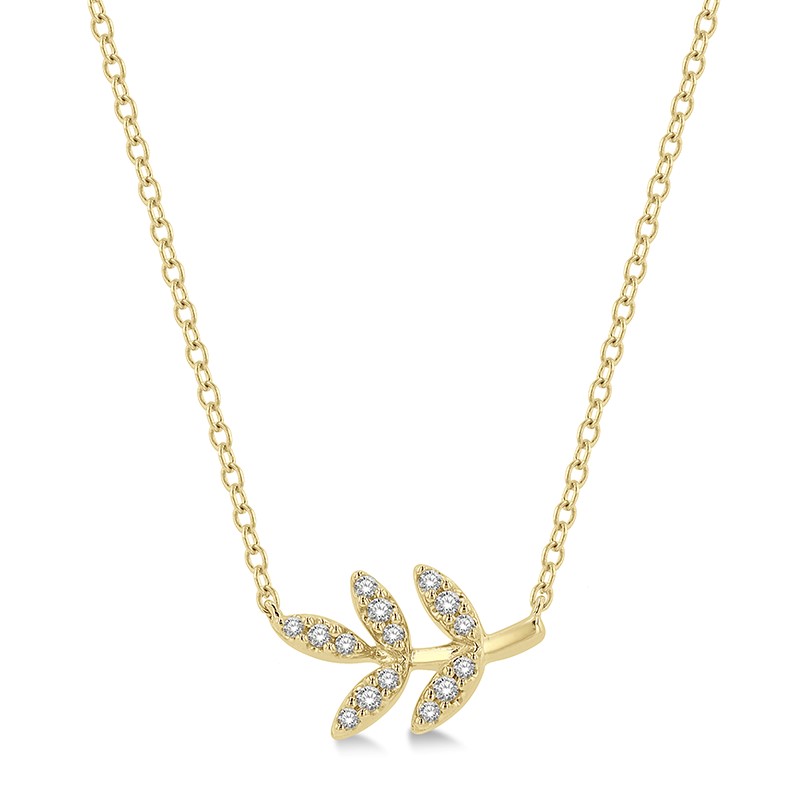 Leaf Diamond Fashion Pendant Leaf Diamond Fashion Pendant