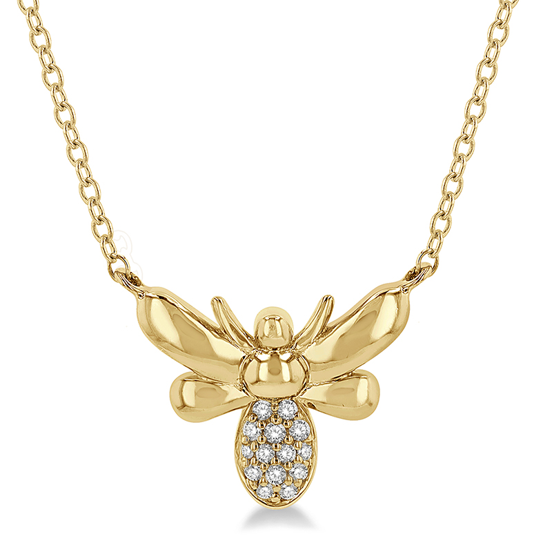 Bumble Bee Petite Diamond Fashion Pendant Bumble Bee Petite Diamond Fashion Pendant