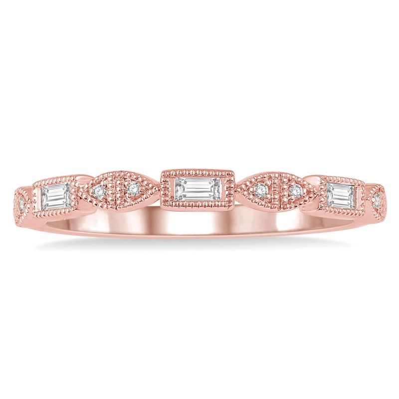 Stackable Baguette Diamond Band Stackable Baguette Diamond Band