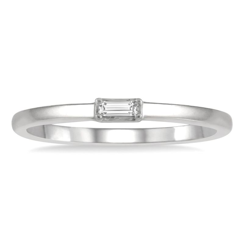 Stackable Petite Baguette Diamond Fashion Ring Stackable Petite Baguette Diamond Fashion Ring