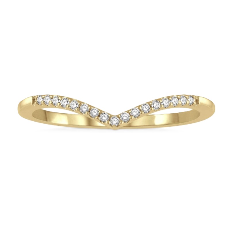 Diamond Chevron Stackable Ring Diamond Chevron Stackable Ring
