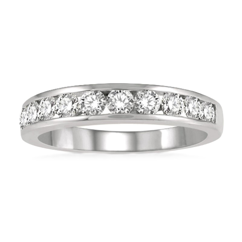14k White Gold Diamond Band 14k White Gold Diamond Band