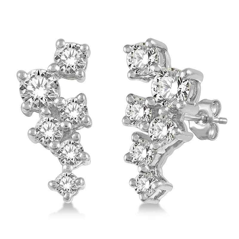 1/4cttw Scatterd Diamond Drop Earrings 1/4cttw Scatterd Diamond Drop Earrings