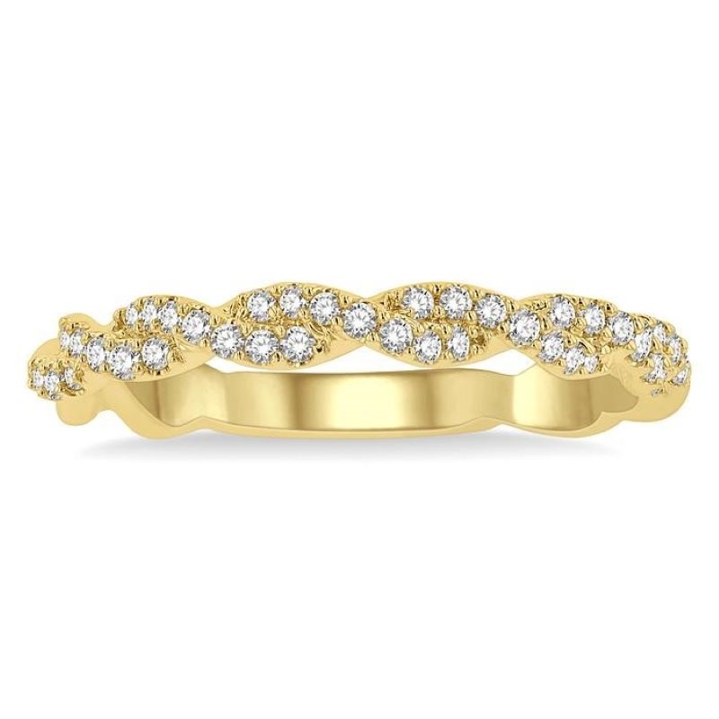 Stackable Twist Diamond Fashion Band Stackable Twist Diamond Fashion Band