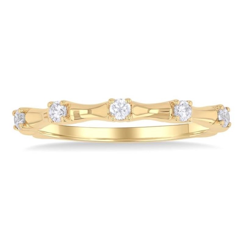Diamond Fashion Bamboo Ring Diamond Fashion Bamboo Ring