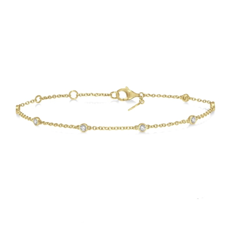 Diamond Station Chain Bracelet Diamond Station Chain Bracelet