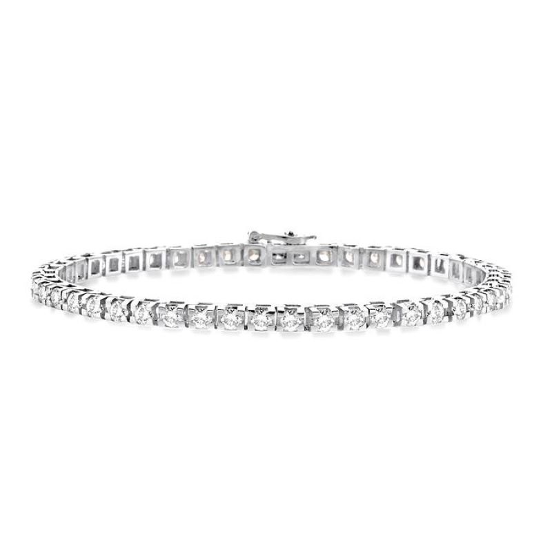 14k White Gold 5.00cttw Diamond Tennis Bracelet 14k White Gold 5.00cttw Diamond Tennis Bracelet
