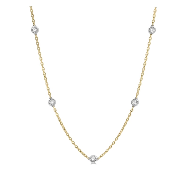 Diamond Station Necklace