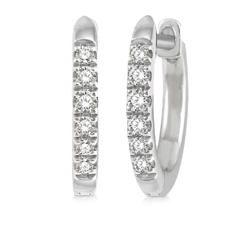 Diamond Huggie Earrings Diamond Huggie Earrings