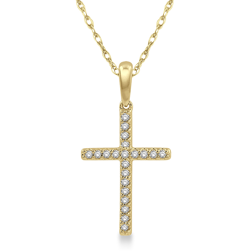 Cross Petite Diamond Pendant Cross Petite Diamond Pendant
