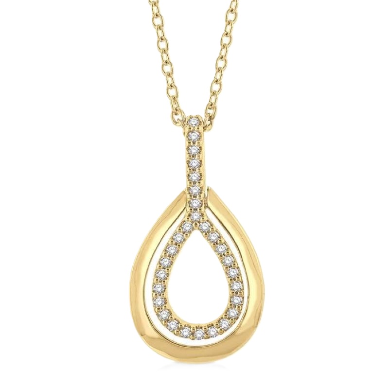 Diamond Pear Pendant Diamond Pear Pendant