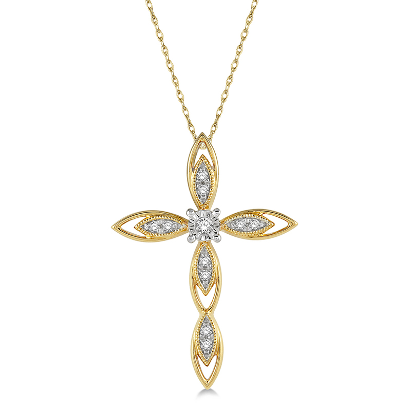 Openwork Cross Pendant w/ 18" Chain Openwork Cross Pendant w/ 18" Chain