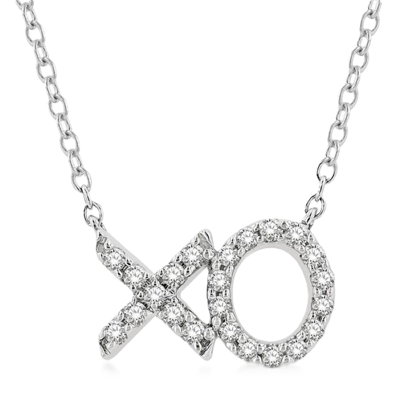 Diamond "XO" Necklace