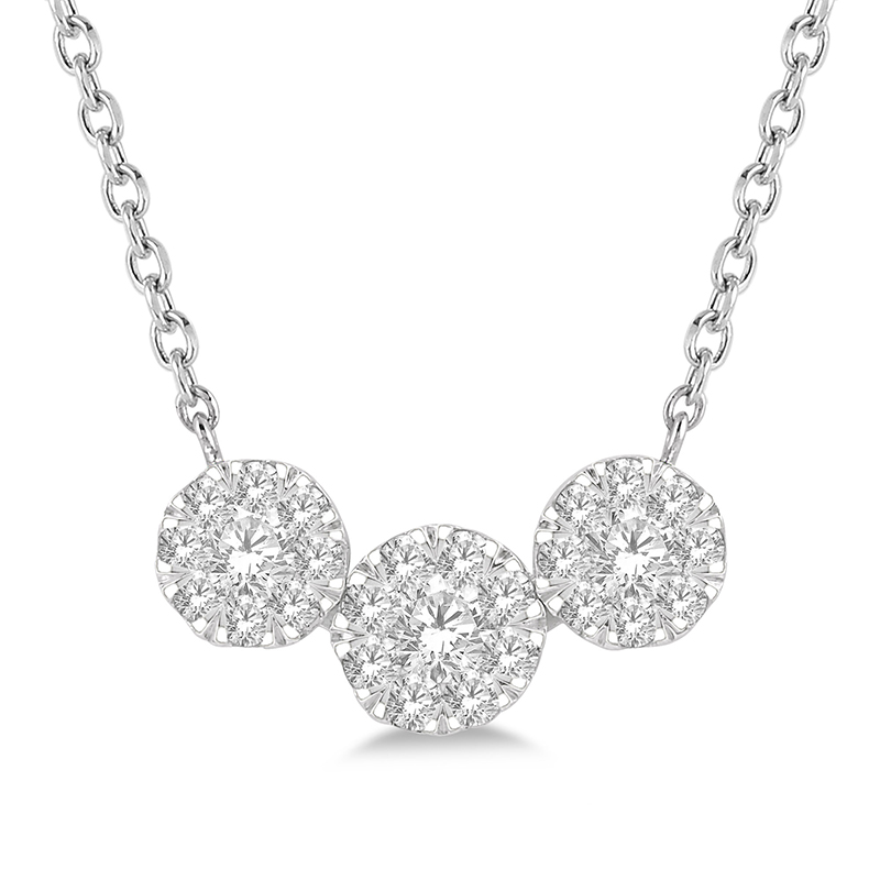 14k White Gold .50cttw Diamond Necklace 14k White Gold .50cttw Diamond Necklace