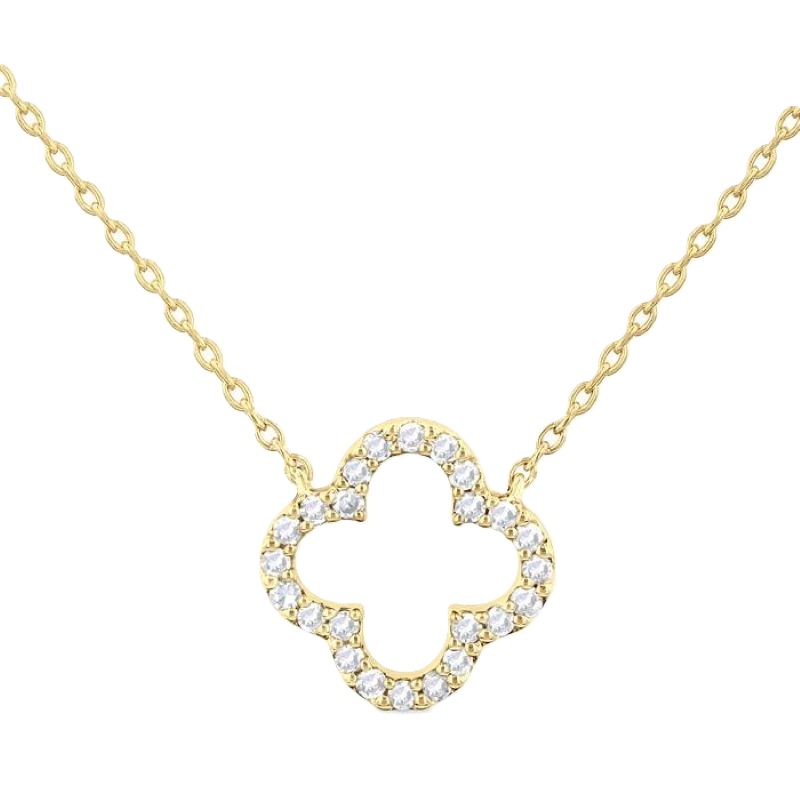 Diamond Clover Necklace Diamond Clover Necklace