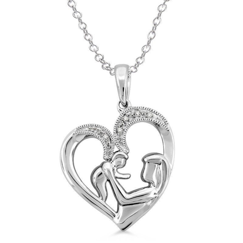 Mother and Child Heart Pendant Mother and Child Heart Pendant