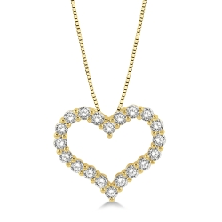 Diamond Heart Pendant thumbnail 1