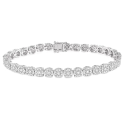 Diamond Tennis Bracelet 5.00cttw thumbnail 1