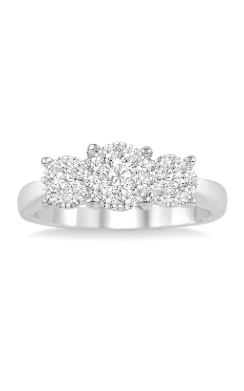 Diamond  Past, Present & Future Ring
