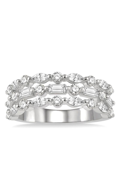 Baguette, Marquise and Round Cut Diamond Fashion Band