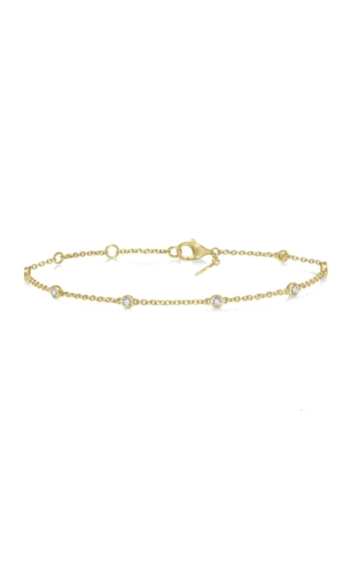 Diamond Station Chain Bracelet