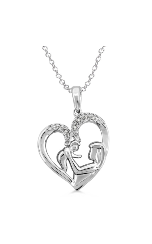 Mother and Child Heart Pendant