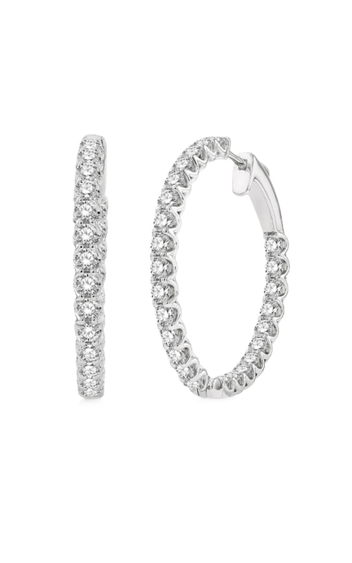 3cttw Diamond In-Out Hoop Earrings