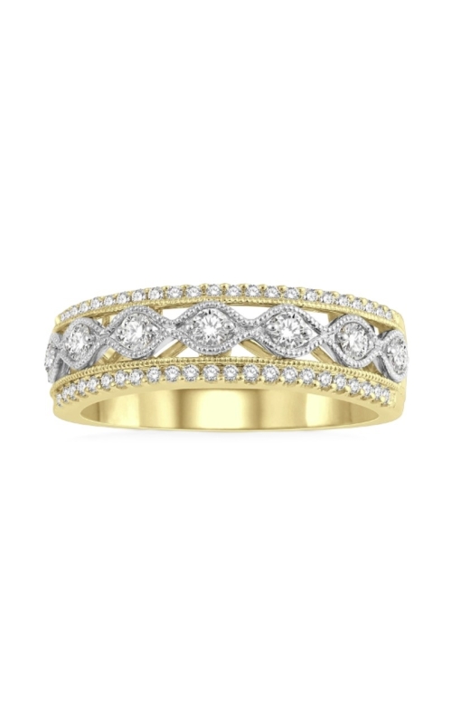 14k White/Yellow Gold Diamond Fashion Ring