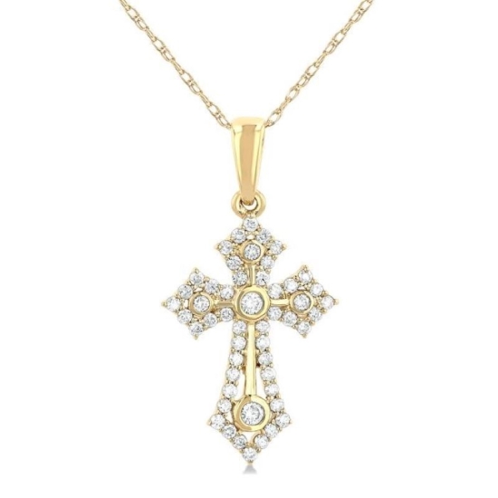 Cross Diamond Fashion Pendant