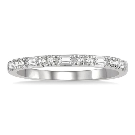 Stackable Baguette Diamond Fashion Band