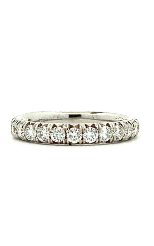 14k White Gold Diamond Wedding Band