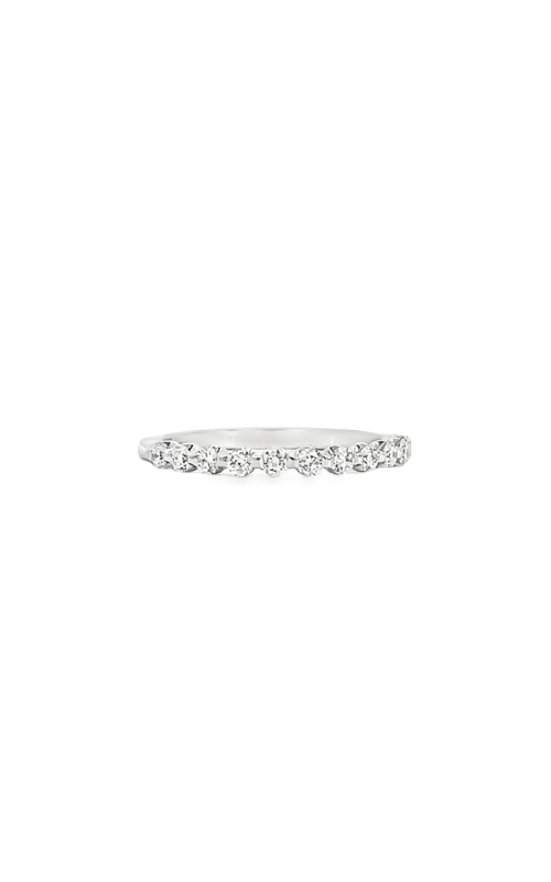 14k White Gold .33cttw Diamond Band