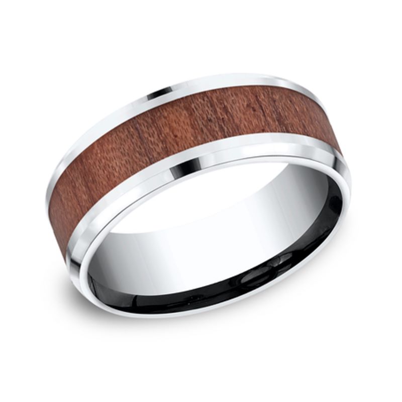 White Cobalt 8mm Wedding Band White Cobalt 8mm Wedding Band