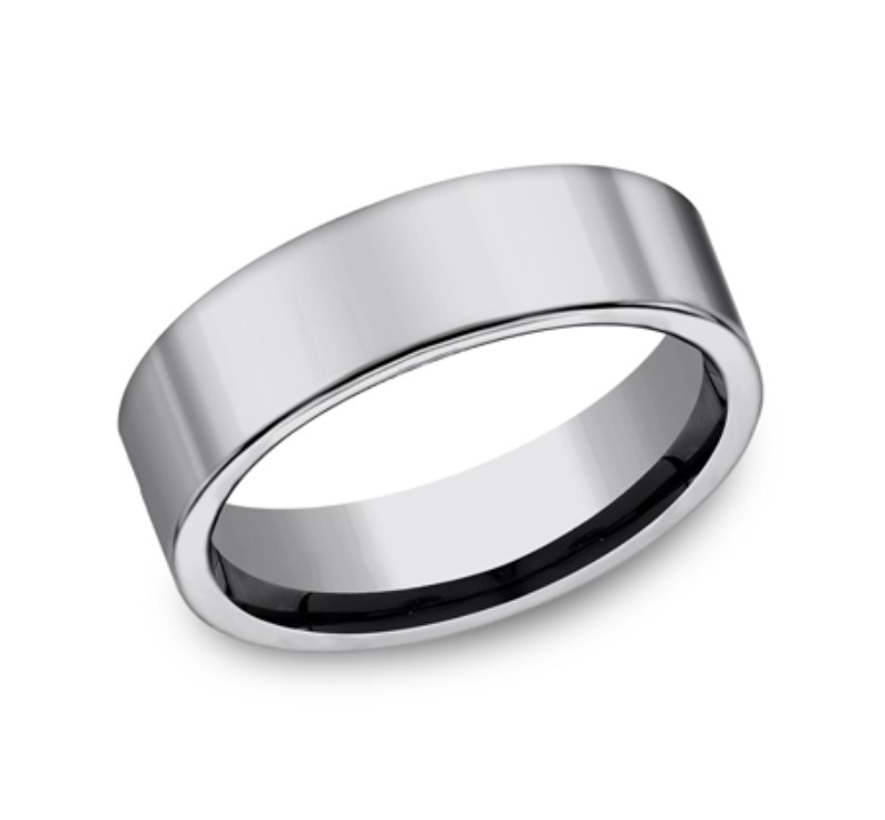 Grey Tungsten 7mm Wedding Band Grey Tungsten 7mm Wedding Band