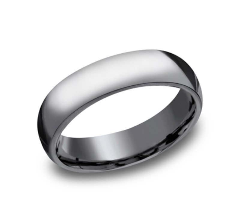 Grey Tantalum 6.5mm Wedding Band Grey Tantalum 6.5mm Wedding Band