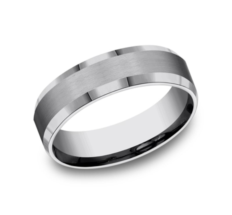 Grey Tungsten 6mm Wedding Band Grey Tungsten 6mm Wedding Band