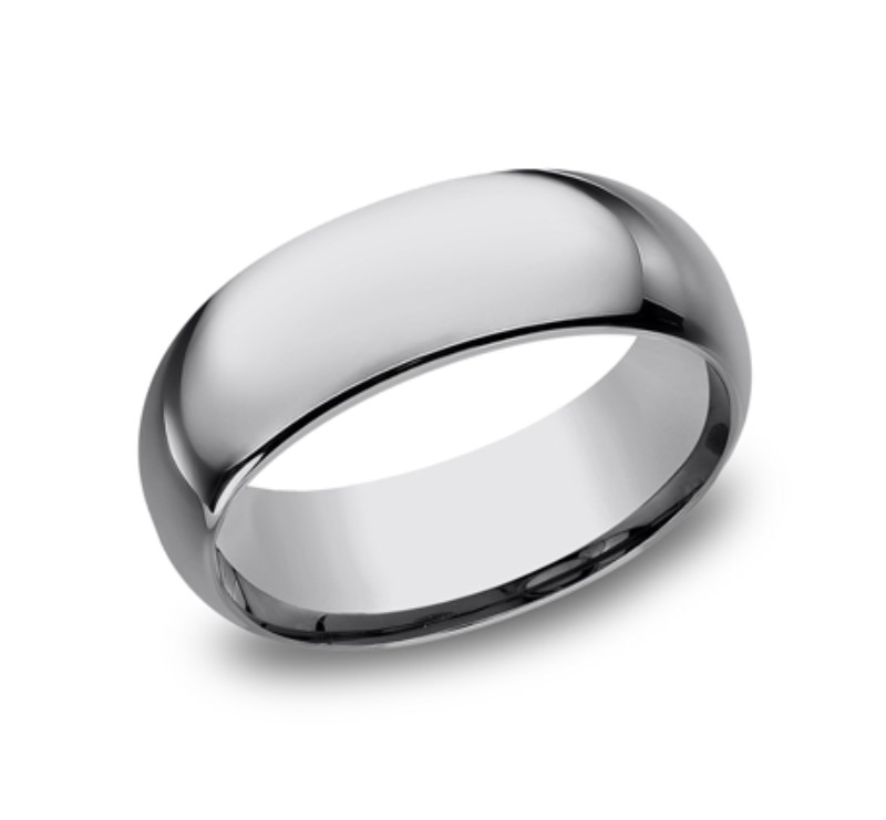 Grey Tungsten 8mm Wedding Band Grey Tungsten 8mm Wedding Band
