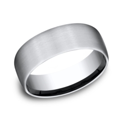 Light Grey Cobalt 7.5mm Wedding Band thumbnail 1