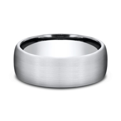 Light Grey Cobalt 7.5mm Wedding Band thumbnail 3