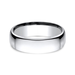 Light Grey 6.5mm Cobalt Wedding Band thumbnail 3